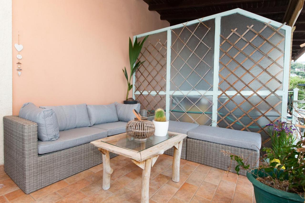 Seaview Stone Apartment In Ipsos Beach Exterior foto